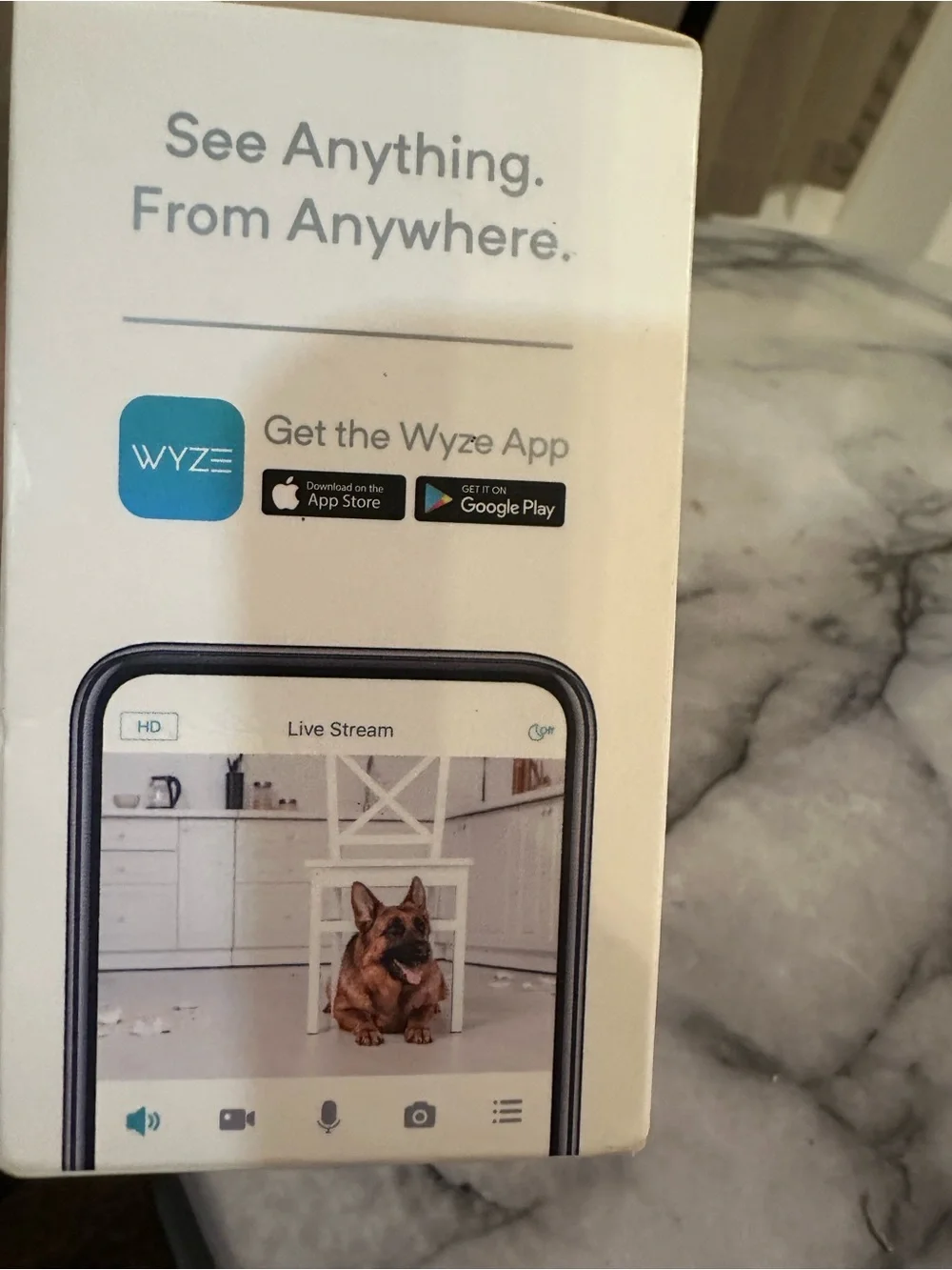 Wyze Cam Indoor WiFi Camera - White and Black Accents